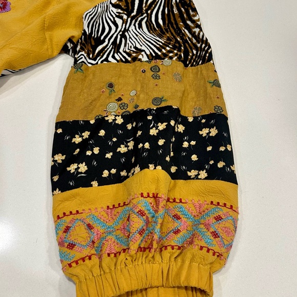 Caleaas Embroidered multicolor Boho tunic Top - Picture 7 of 9